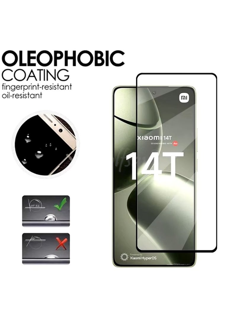 Screen Protector for Xiaomi 14T / Xiaomi 14T Pro Tempered Glass Screen Protector 9H Hardness Anti Fingerprint Scratch Resistance for Xiaomi 14T / 14T Pro - Image 5