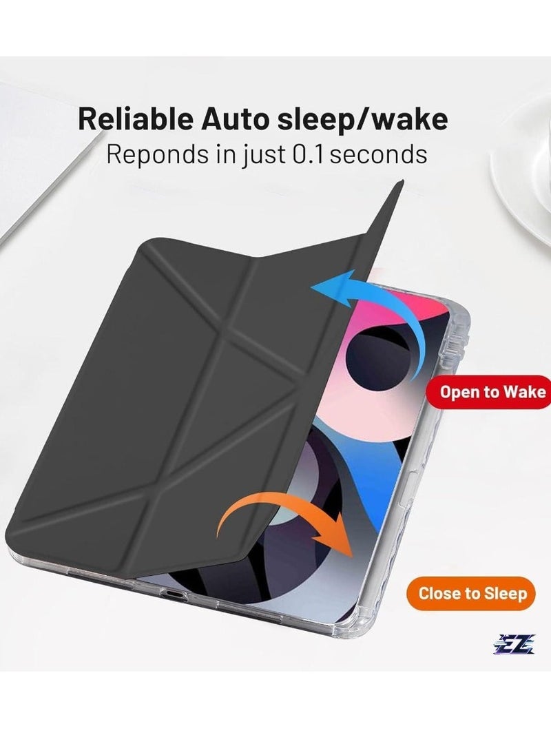 ELTRAZONE 2024 iPad Pro 11 Inch Case (5th Generation, M4) – Adjustable Stand, Pencil Holder, Auto Wake/Sleep, Supports Pencil Charging, Slim Protective Cover, Black - Image 2