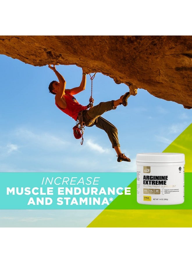 AdvoCare AdvoCare Arginine Extreme Multinutrient Supplement - Pre-Workout Amino Acids Supplement - Supports Stamina & Endurance* - Includes Vitamin B-12, L-Arginine & More - Citrus, 14 oz  - Image 4