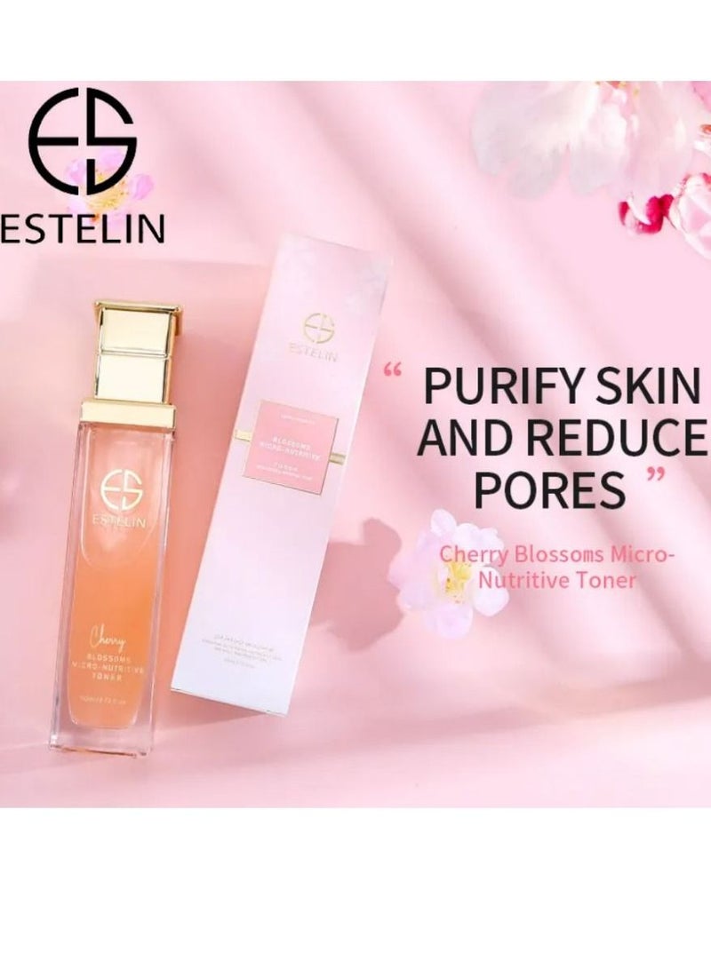Skin Care Cherry Blossoms Micro Nutritive Essence Toner 110 ml Moisturizing Purifying Restoring Hydrating Toner