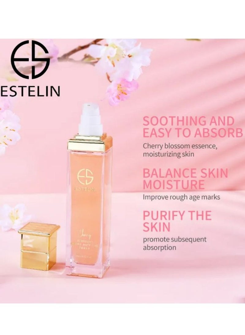Skin Care Cherry Blossoms Micro Nutritive Essence Toner 110 ml Moisturizing Purifying Restoring Hydrating Toner