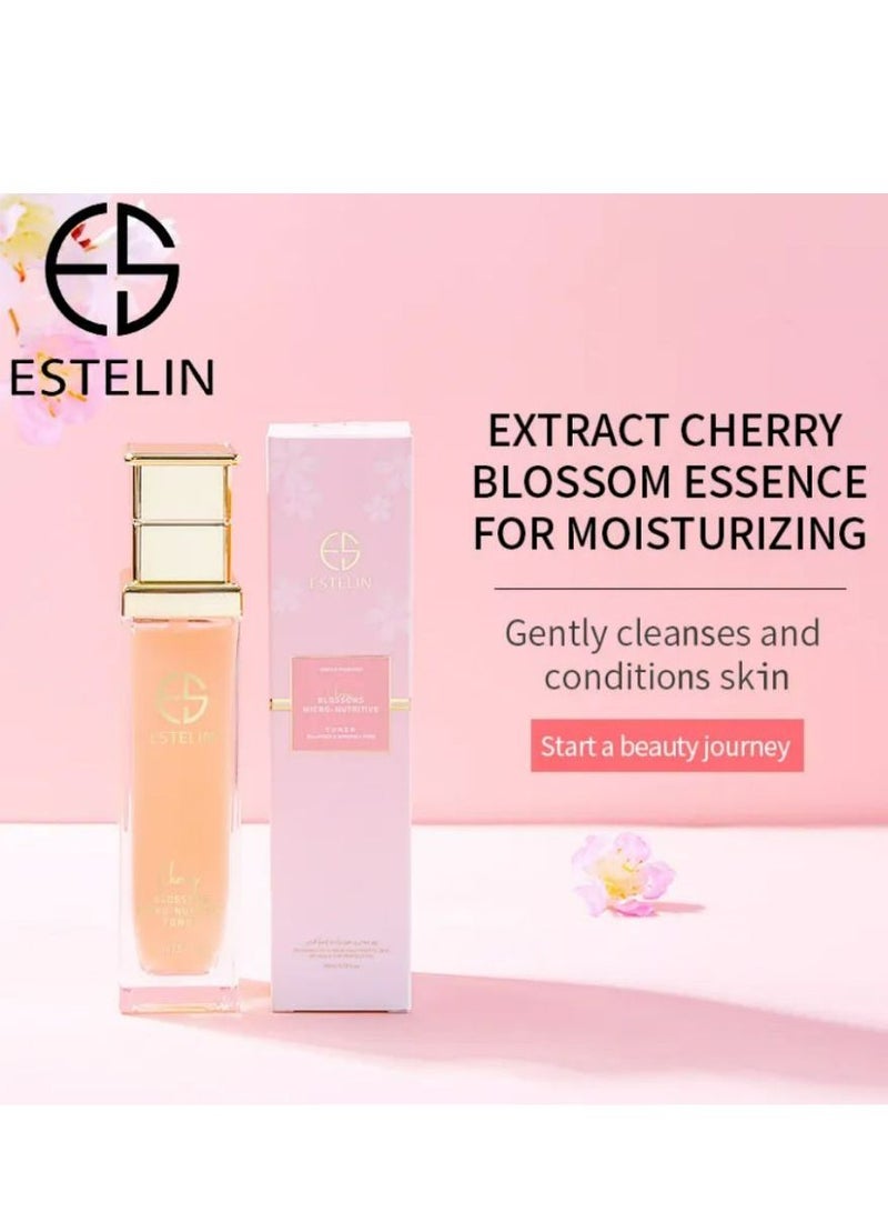 Skin Care Cherry Blossoms Micro Nutritive Essence Toner 110 ml Moisturizing Purifying Restoring Hydrating Toner