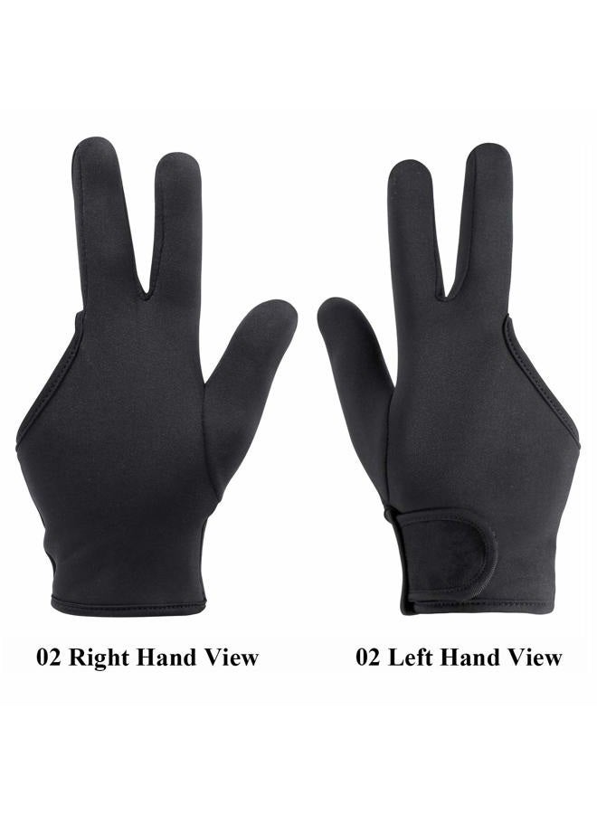 FALETO Professional Heat Resistant Gloves 3 Finger Mittens Protection Gloves for Barber Hair Styling Curling, Perming,Hair Straightening, Curling Wand and Flat Iron - Image 4