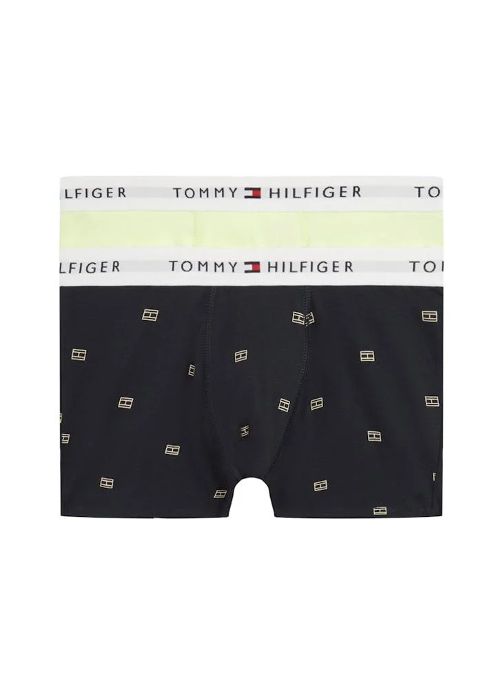 TOMMY HILFIGER Kids 2 Pack Signature Trunks