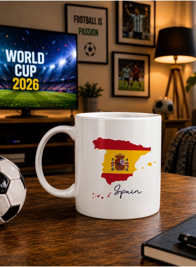Share the Love Spain, Fifa World Cup 2026, Coffee Mug - Image 2