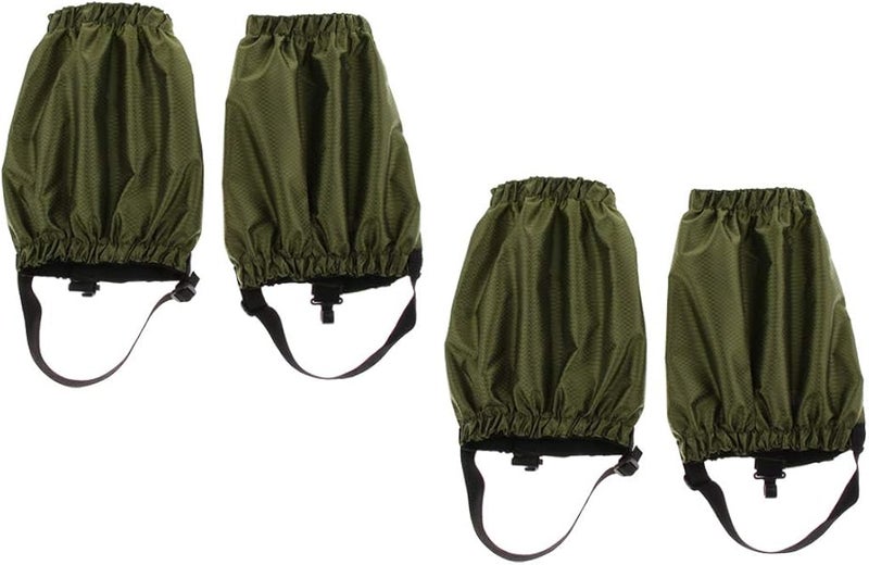 كلاراكو زوجان من واقيات الكاحل، واقيات كاحل منخفضة للثلج للنساء والرجال والشباب، مناسبة للمشي لمسافات طويلة والتخييم في الهواء الطلق، خفيفة الوزن ومقاومة للماء وقابلة للتعديل - Image 1