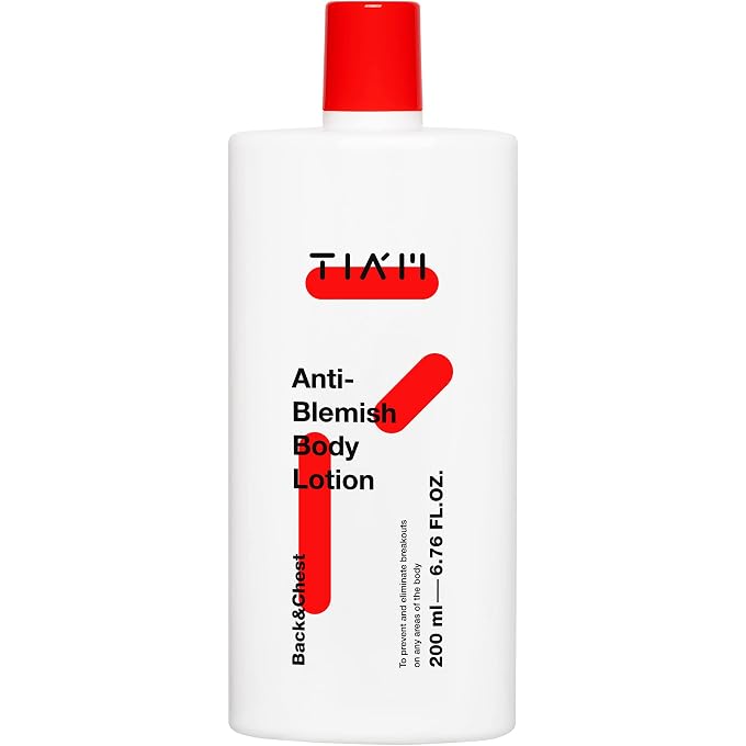 TIA'M TIAM Anti-Blemish Body Lotion, Body Acne Treatment, bacne, Great for fighting breakouts and acne scars removal, 6.76 OZ - Image 1