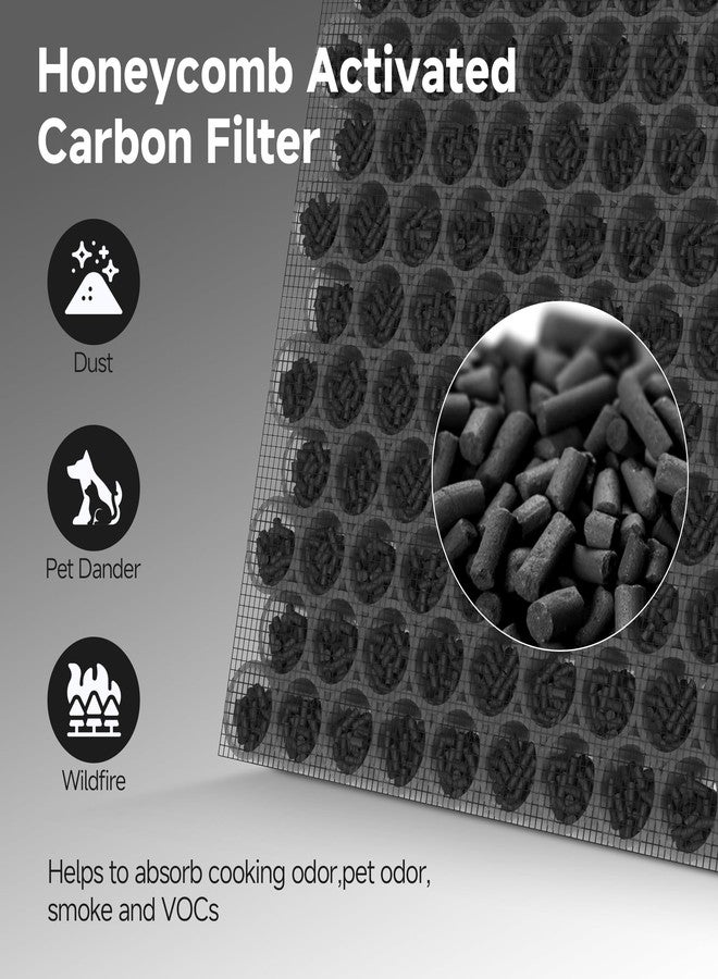 XBWW F1 Replacement Filter Compatible with Ameifu F1 Double-Sided Air Filter Purifier for Home Large Room Up to 2200 Sq Ft, 3-in-1 Filter of Premium Filters and Activated Carbon, 2 Pcs (1 Set) - Image 5