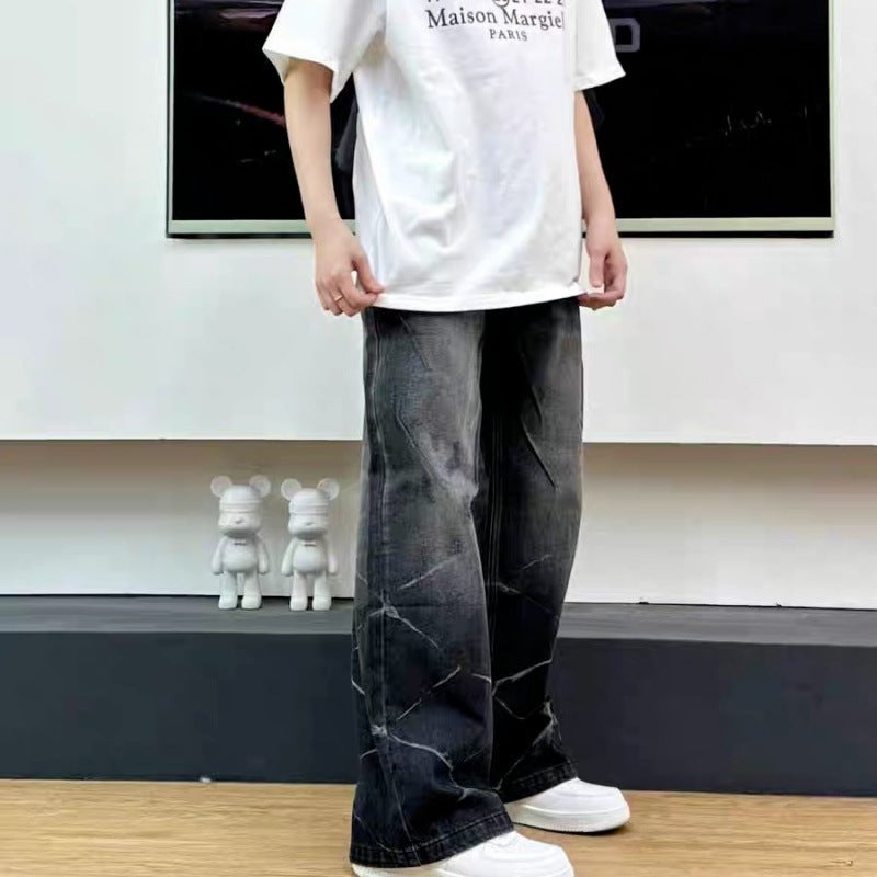 Unisex Casual Daily Denim Jeans - Image 3