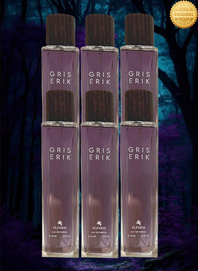 FARIS 6 Pieces Gris Erik Perfume 100ml EDP - Image 1