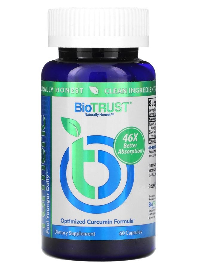 BioTrust Ageless Turmeric 60 Capsules