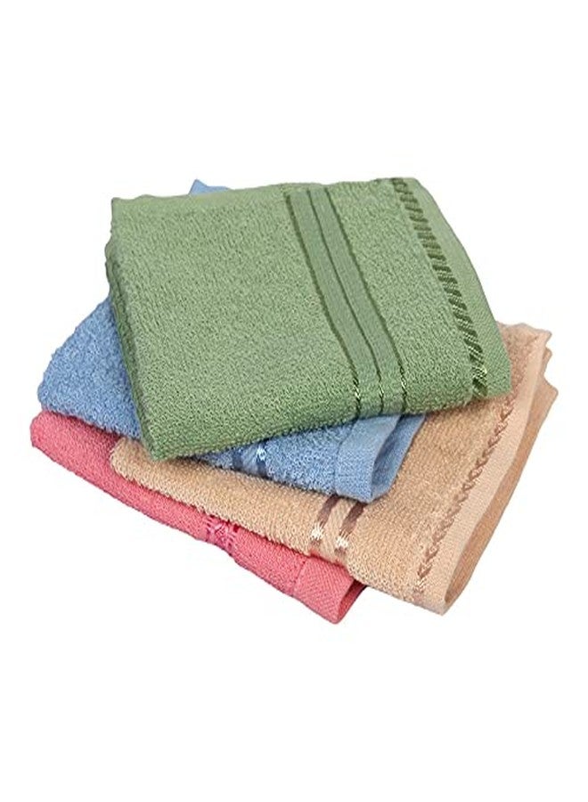 GRGRASP Thread That Bind Relations 100% Cotton Soft 300 GSM Face Towel Set of 12 (Size 27 * 27Cm Small) Multi Color - Image 4