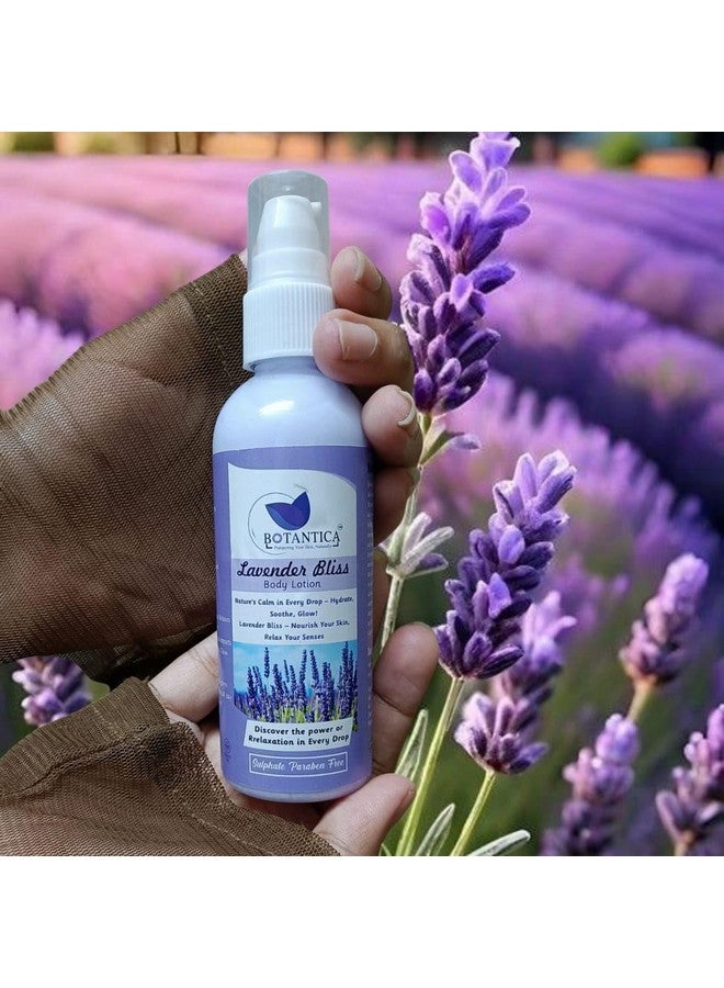 BOTANTICA Lavender Body Lotion for Women & Men, 100 ml| Smooth, Non-Greasy Formula| Up to 8 Hours Intense Moisturization|For Smooth & Moisturized Skin| Suitable for All Skin Types - Image 2