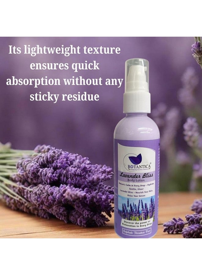 BOTANTICA Lavender Body Lotion for Women & Men, 100 ml| Smooth, Non-Greasy Formula| Up to 8 Hours Intense Moisturization|For Smooth & Moisturized Skin| Suitable for All Skin Types - Image 5