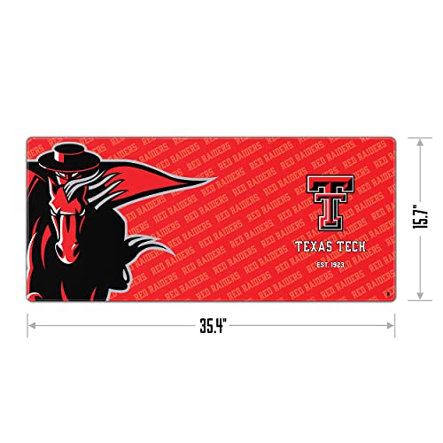 YouTheFan NCAA Texas Tech Red Raiders Logo Series Desk Pad - Image 3