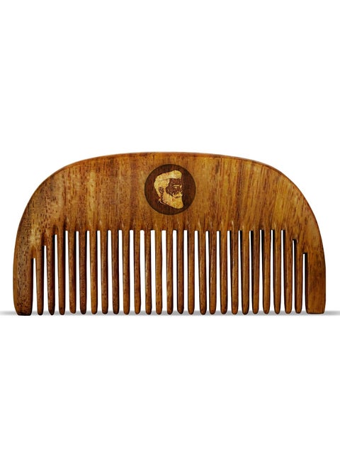 Compact Wooden Comb, Small