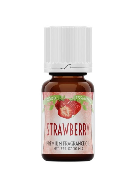 Good Essential 10 ml Oils - Premium Strawberry Fragrance Oil - Perfect for Candles, Slime, Soap Making, Diffuser - 0.33 fl oz, 10 ml