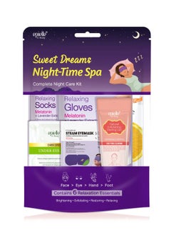 Epielle Sweet Dream Night Time Spa Kits | Luxury Spa Gift Sets for Relaxation | Includes Spa Day Essentials | Perfect Beauty Gift for Pampering & Self-Care | Korean Skincare 