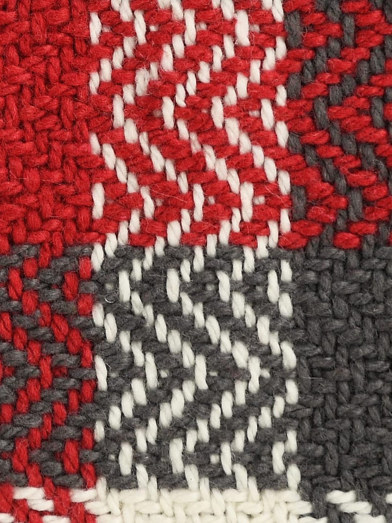 SASHAA WORLD Christmas Check Throw Blanket | Cozy Red & Black Holiday Throw for Sofa, Bed, Chair & Couch | Christmas Blanket | 160 × 130 cm - Image 4