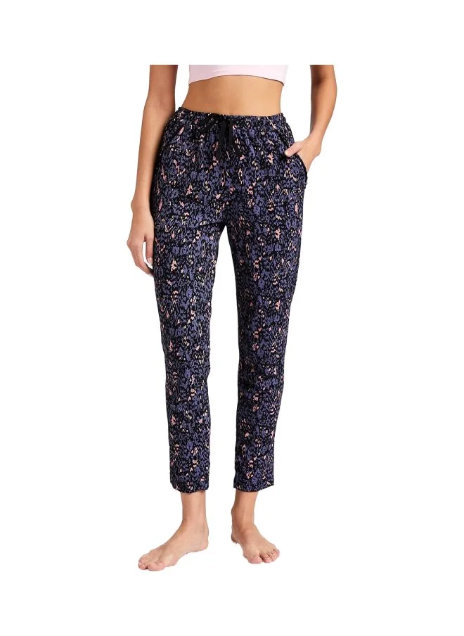 JOCKEY Jockey RX09 Women Micro Modal Cotton Relaxed Fit Printed Pyjama with Lace Trim on Pockets