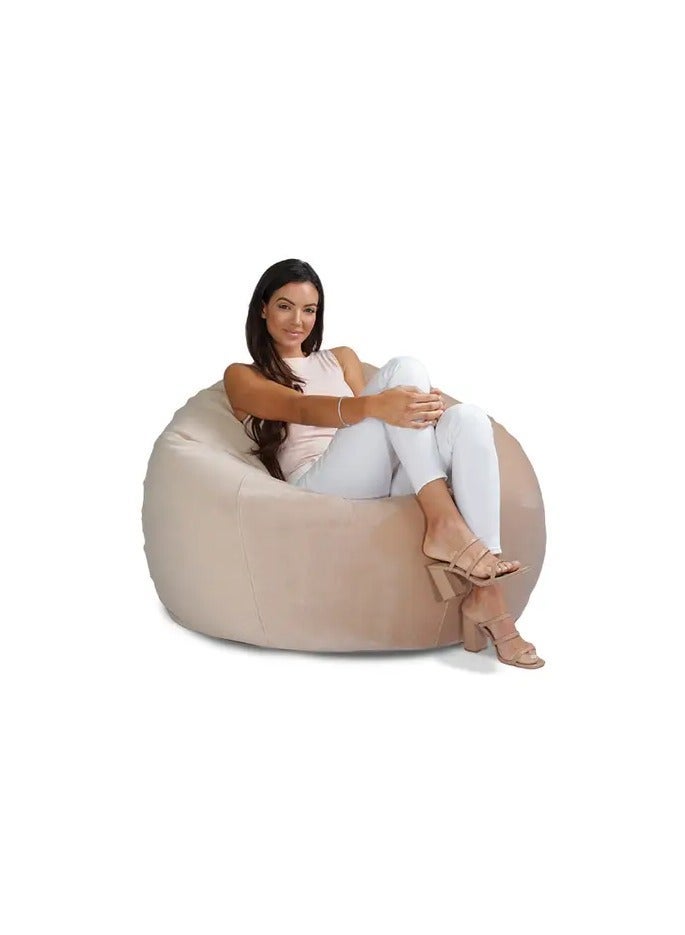 Comfy كيس فول كلاسيكي مريح كبير الحجم مخملي كريمي ناعم ورقيق مع حشوة الفاصوليا البكر النطاطة - Image 3