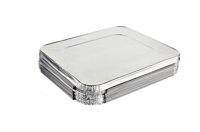 Mr. Miracle Aluminum Lids for Half Size 9x13 Foil Steam Pans. Pack of 30 - Image 2