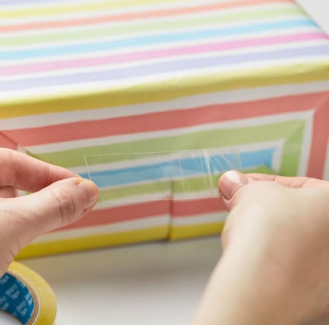 بوستيك شريط لاصق سهل القطع يدويًا، 250 مم × 50 م، لفة + لاصق بوستيك بلو تاك، لوازم مكتبية سهلة الاستخدام للعودة إلى المدرسة، عبوة من قطعتين - Image 5