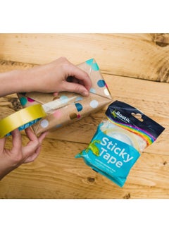 Bostik Bostik Sticky Tape Easy to Cut by Hand 250mm X 50m Roll + Blu Tack Square Blue Pack of 2 Back to School Bundle Offer  - Image 5
