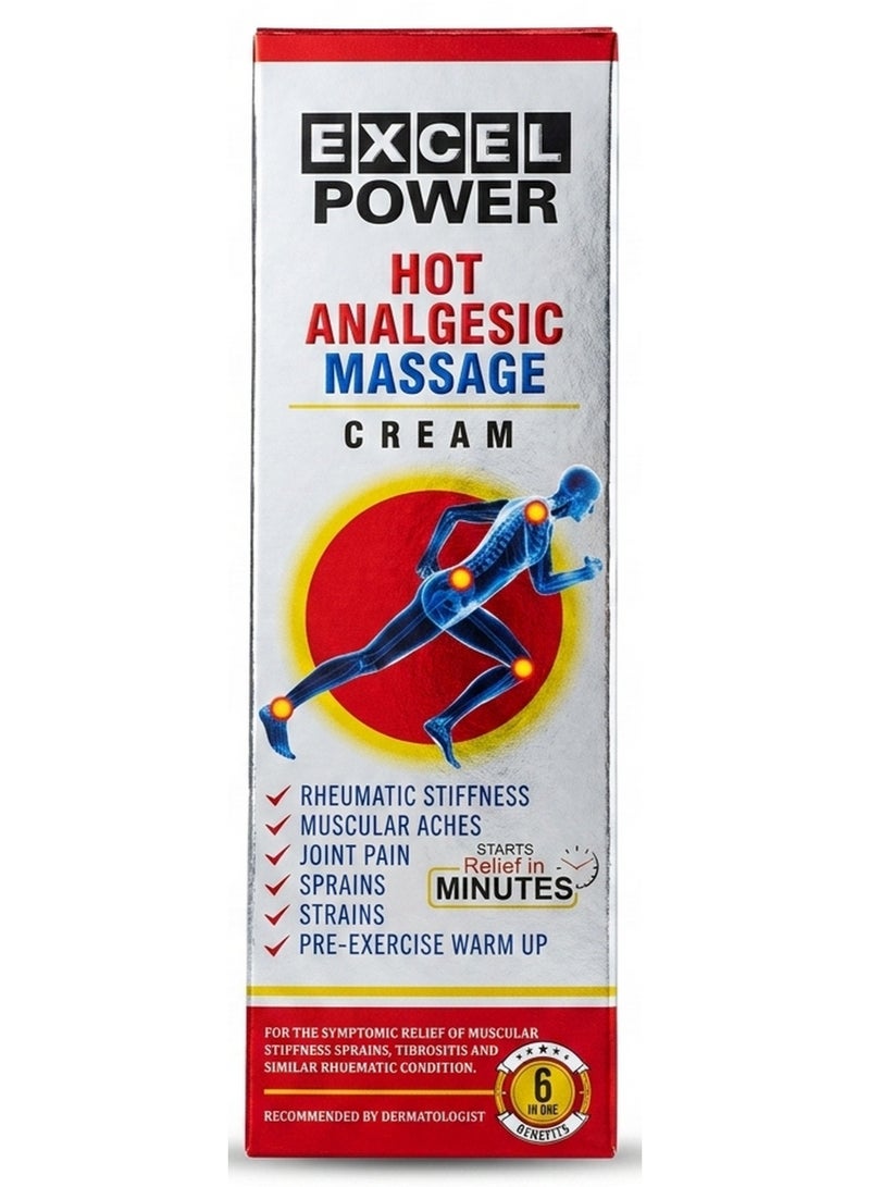 Hot Analgesic Massage Cream 100G