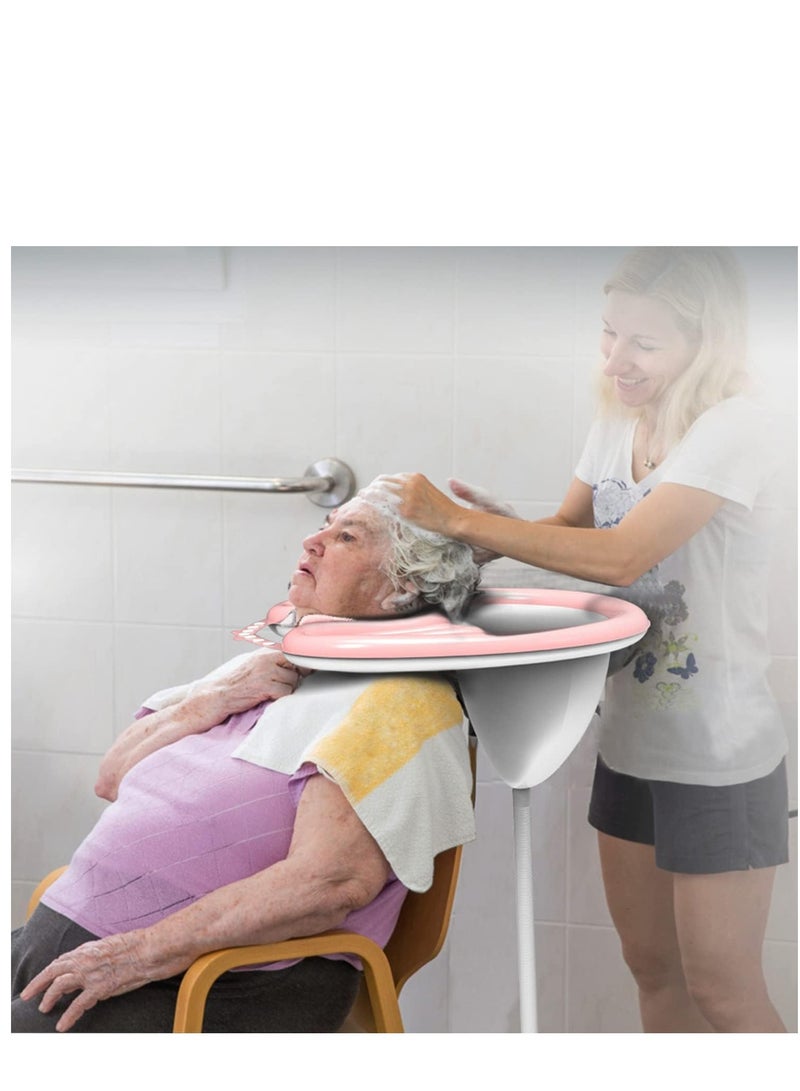 KASTWAVE Inflatable Washing Hair Basin Portable Shampoo Basin Hair Washing Tray-Pregnant Women Bedridden and Handicapped Elderly Child-Wash While in Wheelchair or Chair at Home - Image 4