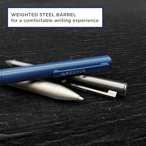 MESMOS 3pk Fancy Pens for Men, German Made Ballpoint Ink 1mm Medium Tip, Best Boss Gifts for Men, Boss Day Male Birthday Gift for Him - Image 5