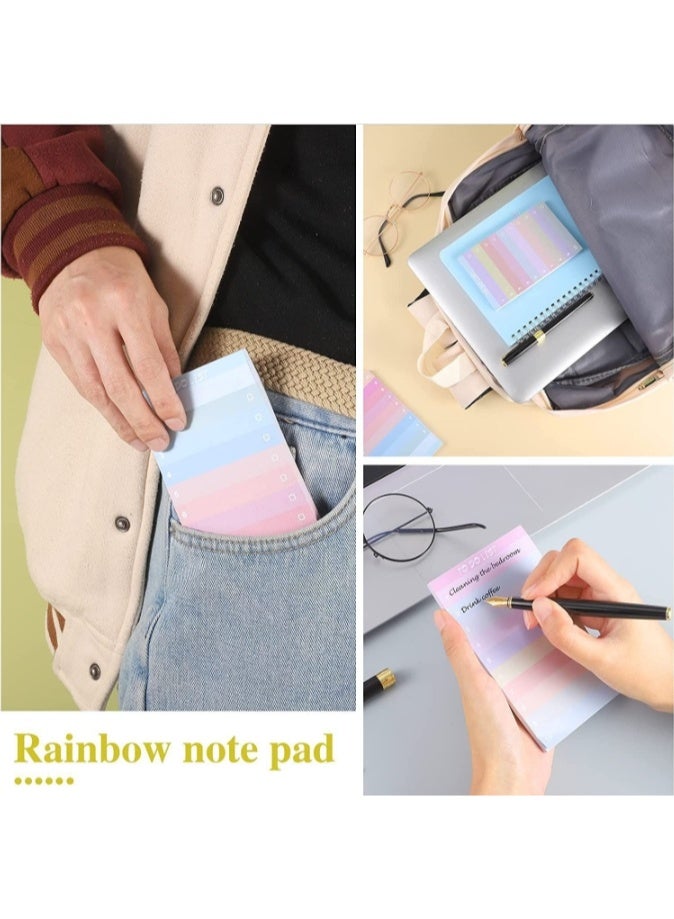 6 حزم من الملاحظات اللاصقة 5.12 * 3.15 بوصة (13 × 8 سم) 300 ورقة ، ورق ورق 9 ألوان ، ورق ورق ممتاز ، ورقة فضفاضة ، ورق ورق ذاتي اللاصق ، 50 ورقة / كتاب ، مناسبة للمكتب والدراسة وتنظيم الحياة اليومية - Image 3