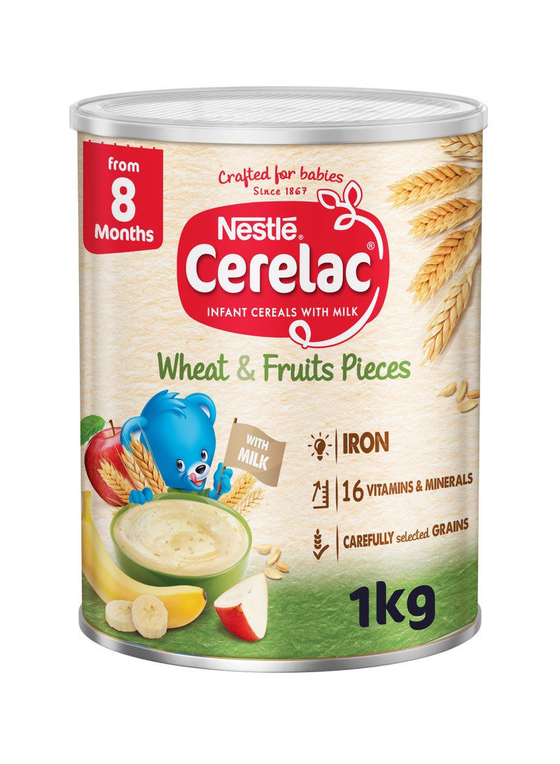Cerelac Wheat and Fruit Pieces with Milk Cereal 1000g - Image 1
