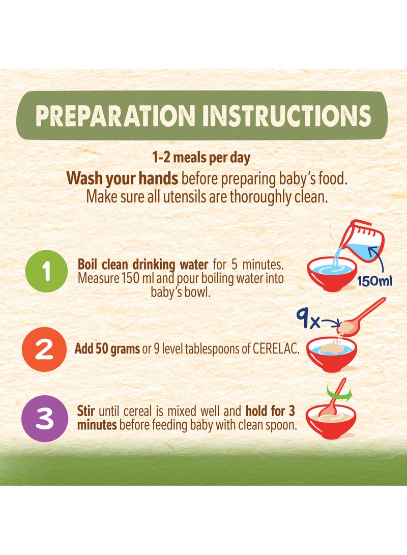 Cerelac Wheat and Fruit Pieces with Milk Cereal 1000g - Image 5