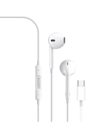 Type-C Wired Earphones with Built-in Microphone -White - view 3