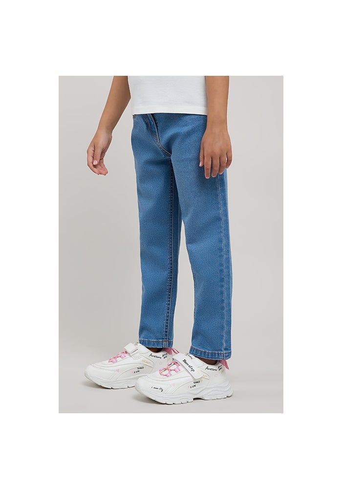 R&B Washed Straight Fit Jeans with Button Closure - Image 5
