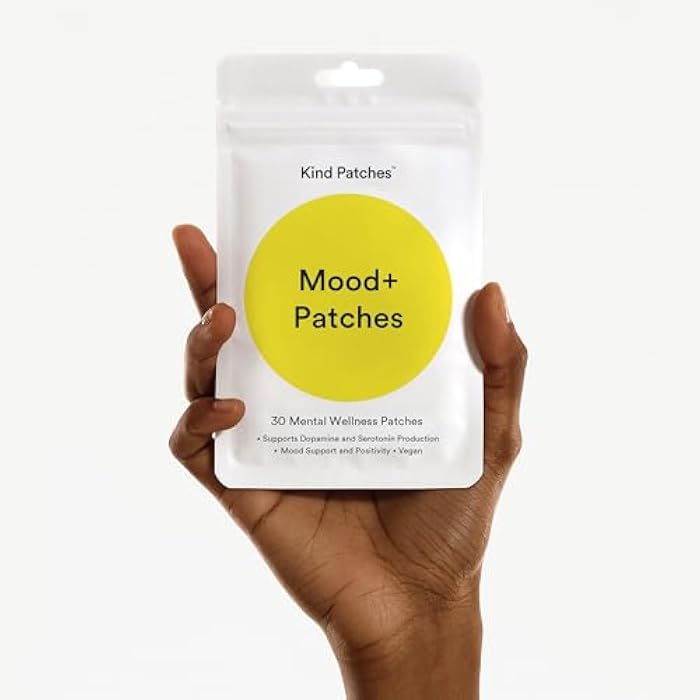 Kind Patches لصقات كايند مودي بلس مع مستخلص موكونا بروريينس، روديولا، ومانة الأسد - نباتية - 30 قطعة - Image 5