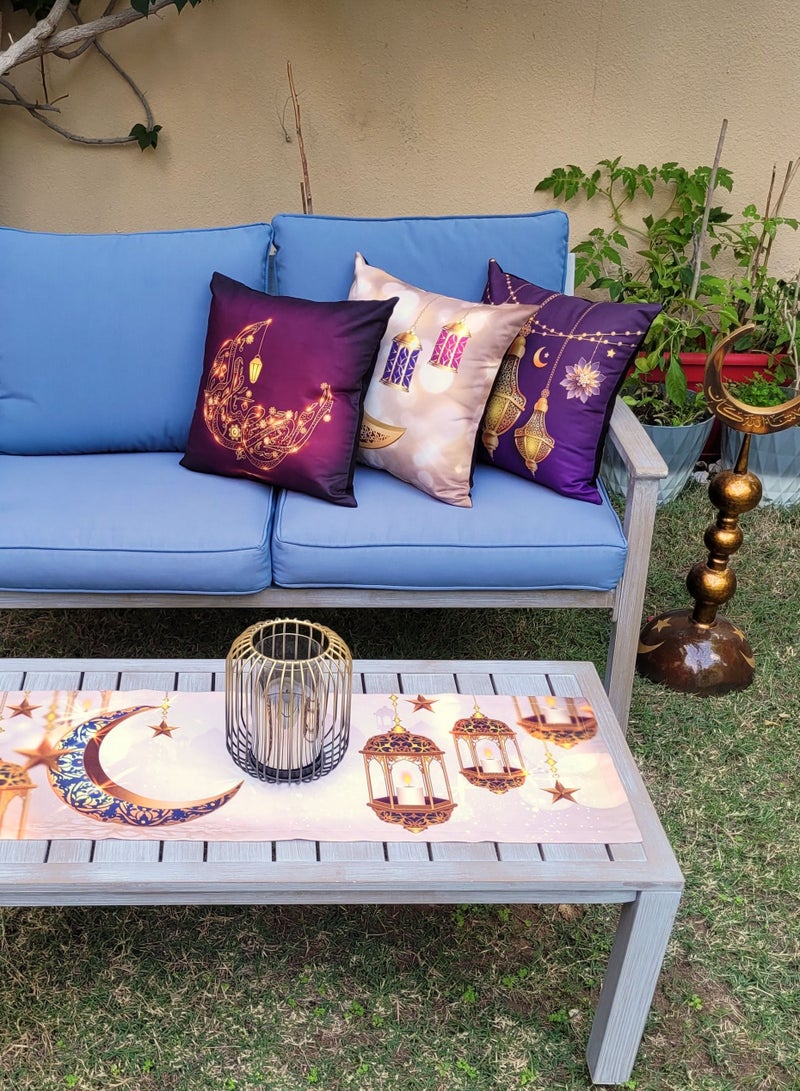 Alwan Set of 3 Ramadan Kareem Cushion Covers - Image 2