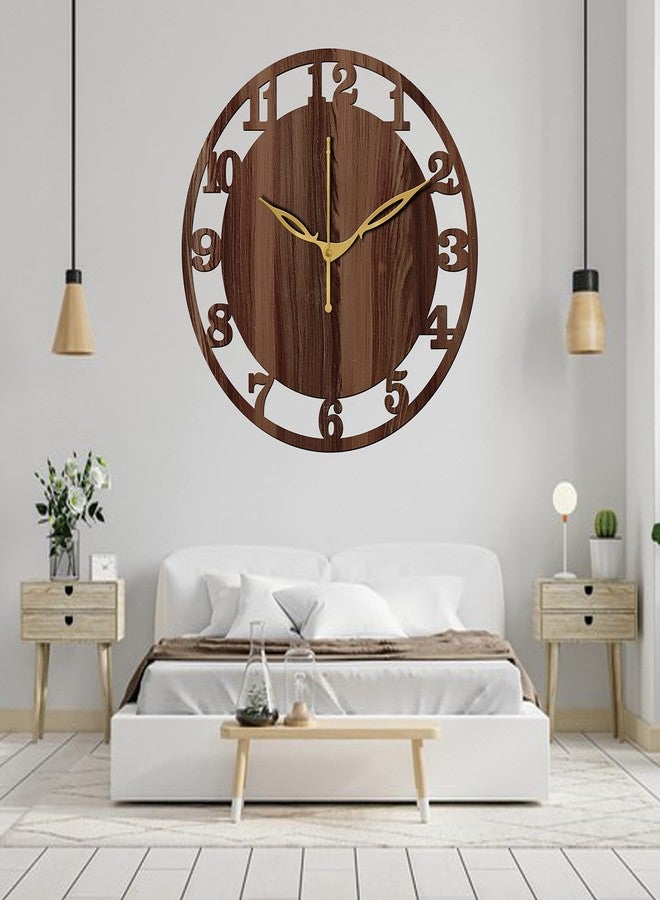 Freny Exim 10" Inch Wooden Analog Wall Clock (Wenge, Small Size, 25Cm X 25Cm)-028 - Image 2