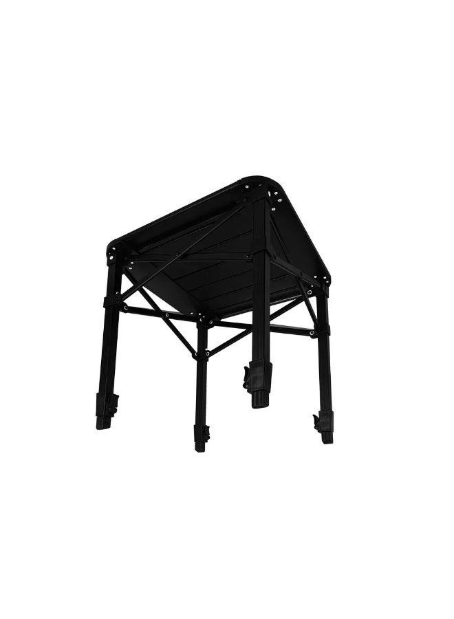 Alghafa Portable Aluminum Camping Table Small – Adjustable Folding Outdoor Table 40×40cm – Lightweight Travel Table – GTA02 - Image 2