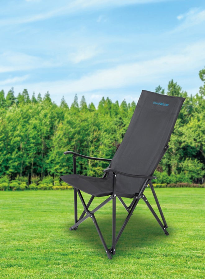 DPT AL Ola  foldable travel chair, Camping Chair, Black, Size58*58*101Cm - Image 2