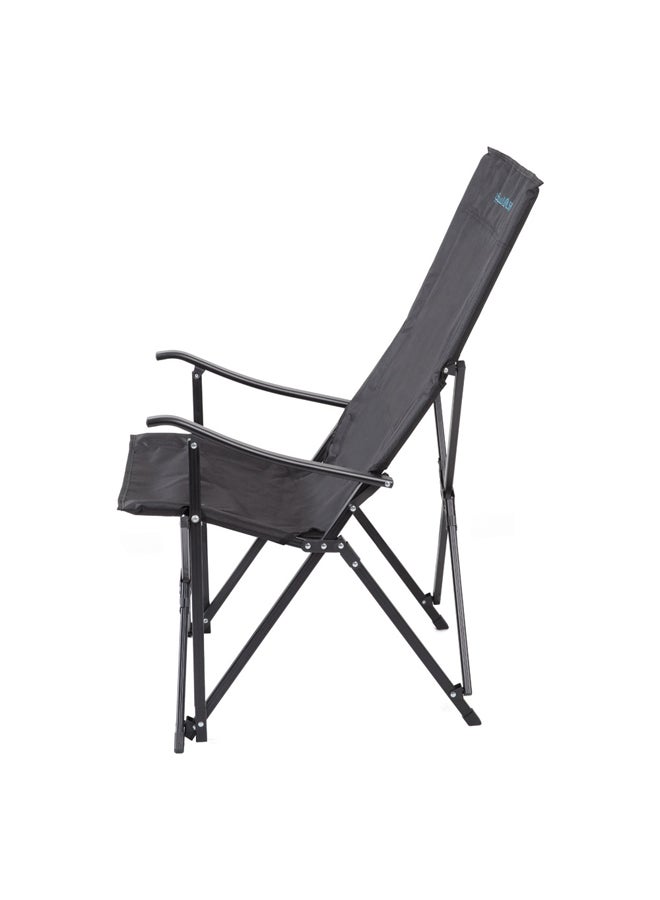 DPT AL Ola  foldable travel chair, Camping Chair, Black, Size58*58*101Cm - Image 3