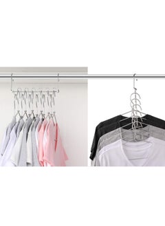 KASTWAVE Closet Organizers and Storage, College Dorm Room Essentials, Pack of 4 Multifunctional Closet Organizer Magic Space Saving Hangers, Closet Storage Organization for Wardrobe Closet  - Image 4
