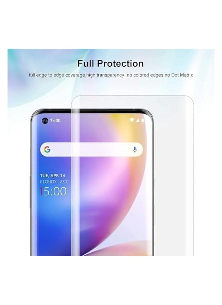 PROMASS - One plus 9 Pro Screen Protector, UV Tempered Glass [Exclusive Solution for Ultrasonic Fingerprint][Full Adhesive] [Fingerprint Sensor Compatible][Easy Install Kit] for 1+9 Pro - Image 1