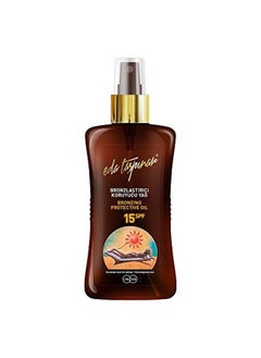 Bronzing Protective Oil Tanning Protecting Oil Spray For Mediterranean Tan All Eyes On You! Spf 15 200 Ml (6.8 Oz) 1 Pack