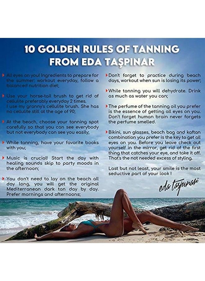 eda taspinar - Bronzing Protective Oil Tanning Protecting Oil Spray For Mediterranean Tan All Eyes On You! Spf 15 200 Ml (6.8 Oz) 1 Pack - Image 1