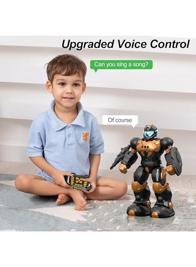 Excefore Smart Walking & Dancing Robot Toy – Voice Control, Gesture Sensing, Programmable Remote, Music & Light Effects - Image 3