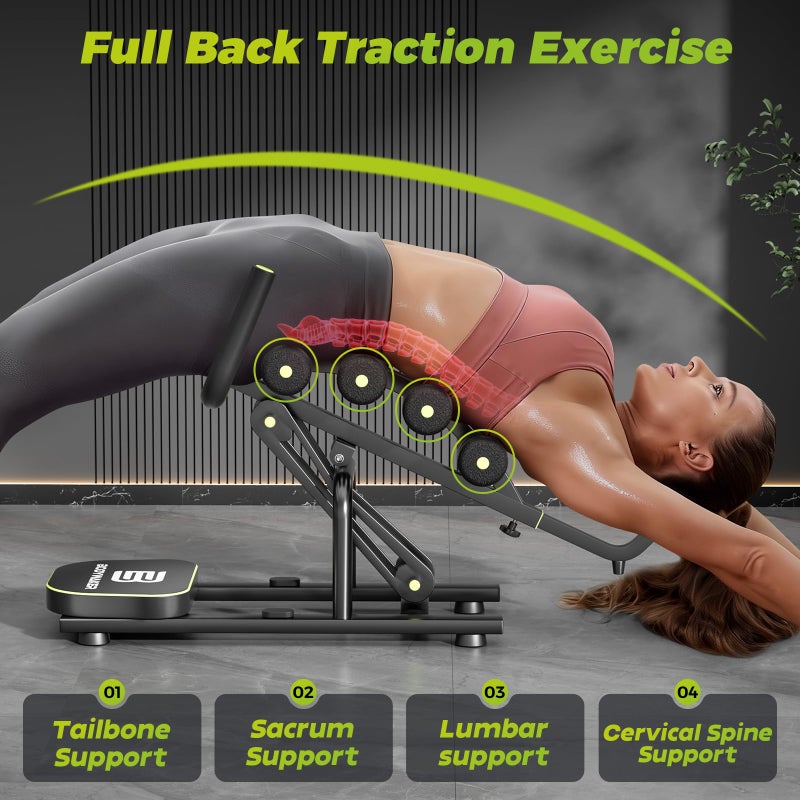 BODYWAKER Mini Inversion Chair for Back Pain Relief, Compact Foldable Back Stretcher with Spine Decompression, Full Back & Neck Stretch, Easy Assembly, 330 lbs Weight Capacity (Black) - Image 3