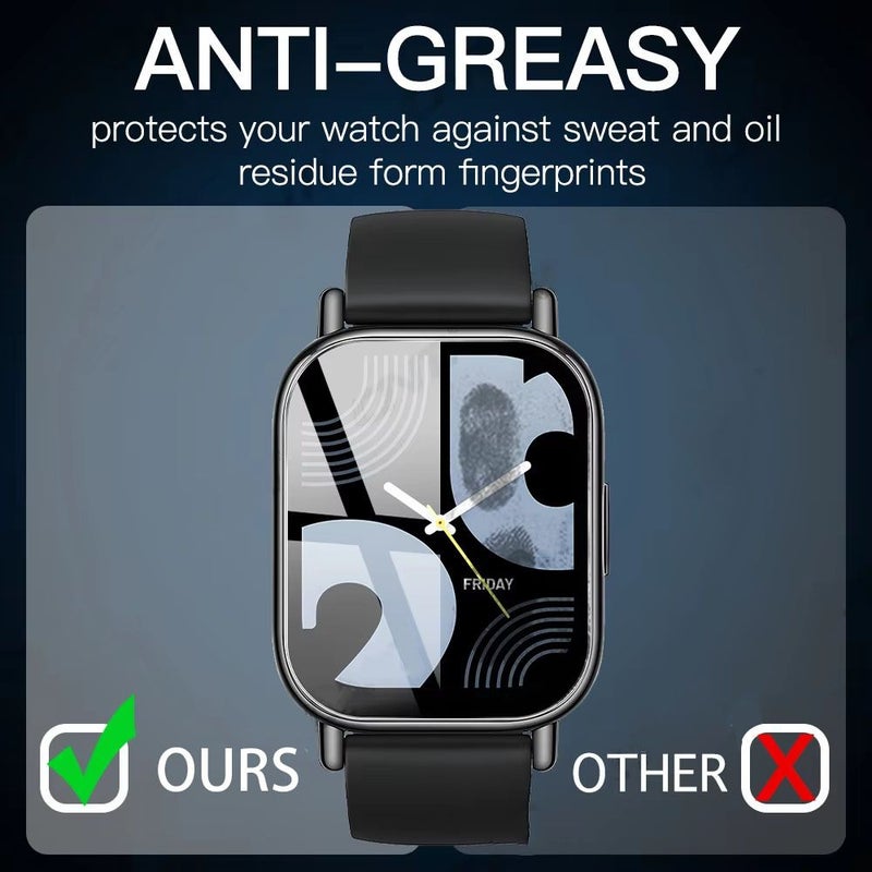 3Pcs Tempered Glass Screen Protector for Xiaomi Redmi Watch 5 Lite HD Clear - Image 3