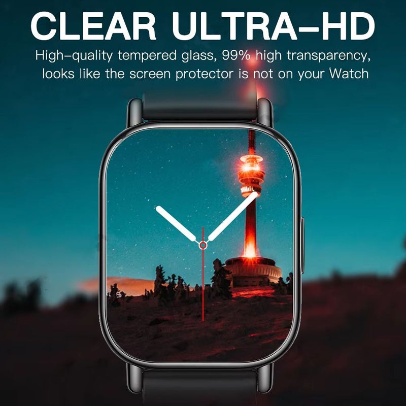 3Pcs Tempered Glass Screen Protector for Xiaomi Redmi Watch 5 Lite HD Clear - Image 5